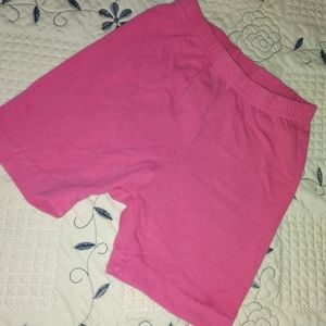 Pink shorts